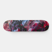 Red Agate Crystal Geode Abstract Skateboard (Horizontaal)