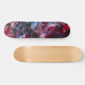 Red Agate Crystal Geode Abstract Skateboard (Horizontaal)