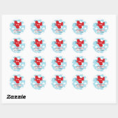 Red Airplane Stickers - Schattige Plane Boy Party  (Vel)