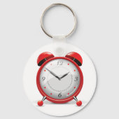 Red Alarm Clock Sleutelhanger (Voorkant)