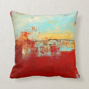 Red Alaskan Abstract Kussen