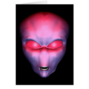 Red Alien Face