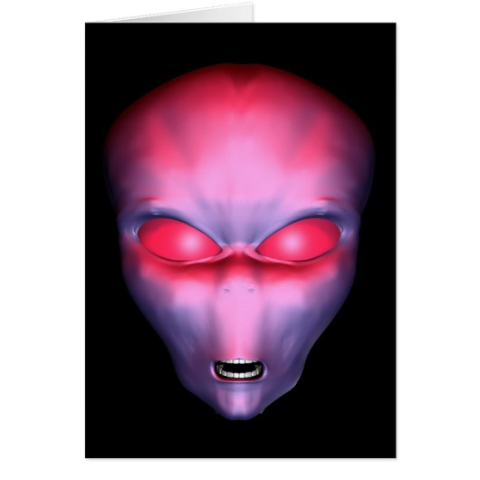 Red Alien Face (Voorkant)