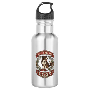 Red alle honden hond bloemenkrans lint_1 waterfles 