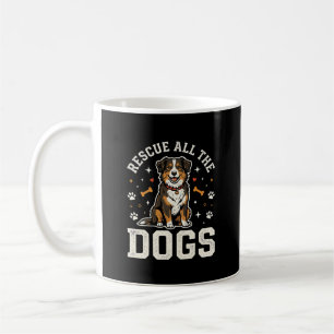 Red alle honden vintage hond koffiemok
