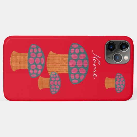 Red Amanita Mushrooms Thunder_Cove Case-Mate iPhone Case (Achterkant (horizontaal))