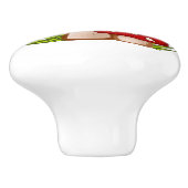 Red Amanita Mushrooms Thunder_Cove Keramische Knop (Zijkant)