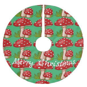 Red Amanita Mushrooms Thunder_Cove Kerstboom Rok