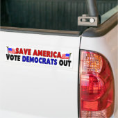 Red Amerika Bumpersticker (Op Truck)