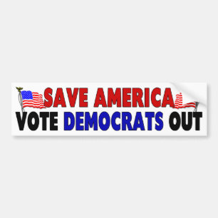 Red Amerika Bumpersticker