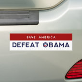 Red Amerika - Defect Obama Bumpersticker (Op auto)