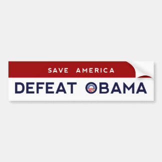 Red Amerika - Defect Obama Bumpersticker