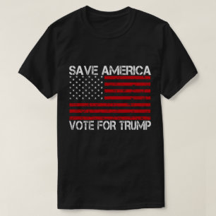 Red Amerika stem op Trump T-shirt