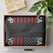 Red Amerika stem op Trump Tissuepapier (Geschenk)