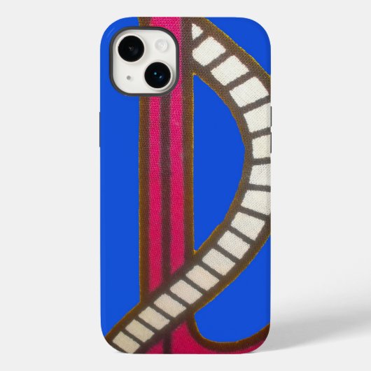Red Anchor Art Print Case-Mate iPhone Case (Achterkant)
