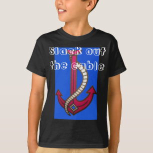 Red Anchor Art Print T-shirt