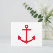 Red Anchor Briefkaart (Staand voorkant)