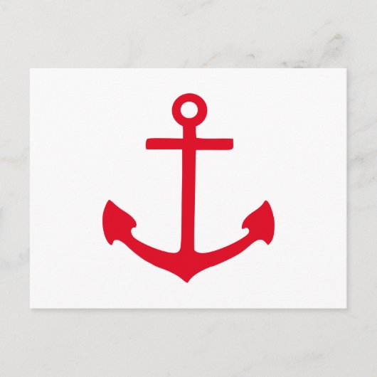 Red Anchor Briefkaart (Voorkant)