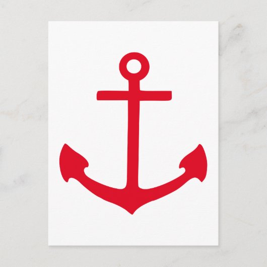 Red Anchor Briefkaart (Voorkant)