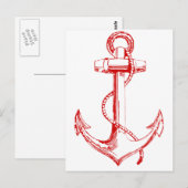 Red Anchor Briefkaart (Voorkant / Achterkant)