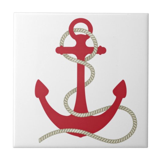 Red Anchor Tegeltje (Voorkant)