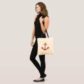 Red Anchor Tote Bag (Voorkant (model))