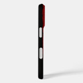 Red and Black American Flag Case-Mate iPhone Case (Achterkant / Rechts)