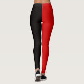 Red and Black Diamond Harlequin  Leggings (Achterkant)