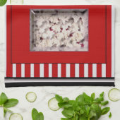 Red and Black Popcorn Kitchen Towel Theedoek (Gevouwen)