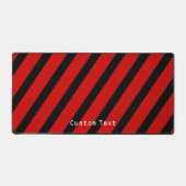 Red and Black Striped Computer Text Bureaumat (Voorkant)