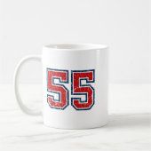 Red And Blue Srts Number 55 Jersey Uniform Player  Koffiemok (Links)