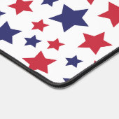Red and Blue Stars, 4th of July, White Background (Coin)