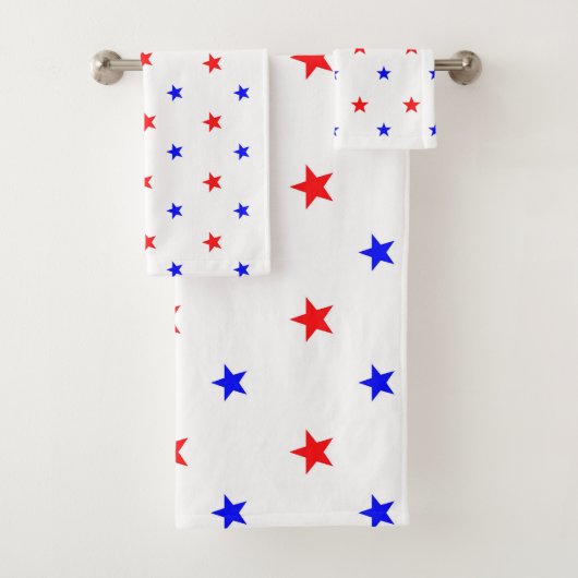 Red and Blue Stars - Starry Sky Motif (En situation)