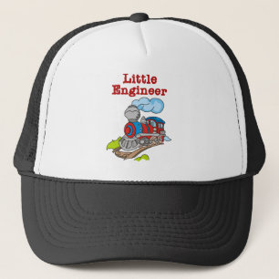 Red and Blue Train Little Engineer Trucker Pet