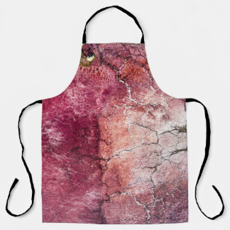 Red and brown abstract painting schort