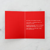 Red and Gold Glam Chic Beauty Salon Openen (Binnen)