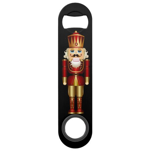 Red and Gold Nutcracker Speed Flessenopener (Voorkant)