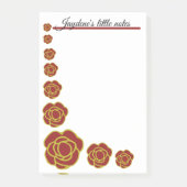 Red And Gold Roses  Post-it® Notes (Voorkant)