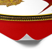 Red and Gold Tree of Life Poster (Coin)