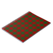 Red and Green Gingham Pattern Notitieboek (Linkerzijde)