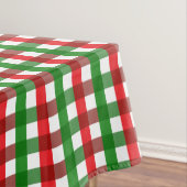 Red and Green Gingham Pattern Tafelkleed (Voorbeeld)