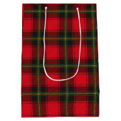 Red and Green Pattern Medium Cadeauzakje (Achterkant)