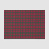 Red and Green Plaid Tissue Paper Tissuepapier (Voorkant)