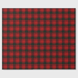 Red and Green Plaid Wrapping Paper Cadeaupapier
