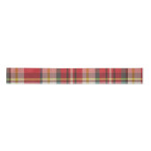 Red and Green Rustic Plaid Christmas Holiday Lint (Voorkant)