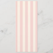 Red and Pink Retro Illustrated | Dinner Wedding Menu (Achterkant)