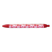 Red and White Hearts Pattern Pen (Voorkant)