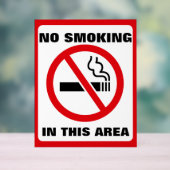 Red and White No Smoking (Neutre)