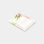 Red and White Star Lily Floral Photography Post-it® Notes (Schuin)