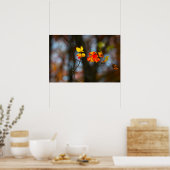 Red and Yellow Leaves Poster (Cuisine)